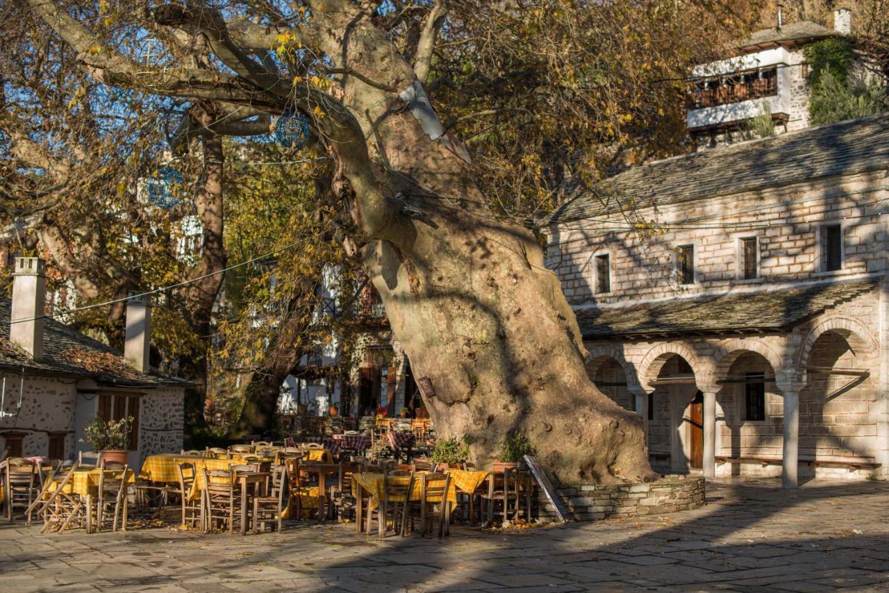 Charis Guesthouse Макринитса Экстерьер фото